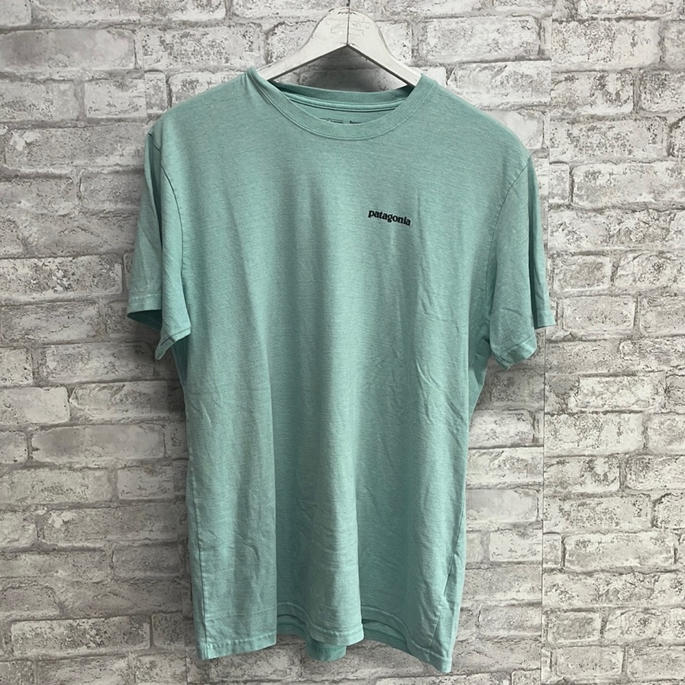 Patagonia mens t-shirt X-large regular fit teal